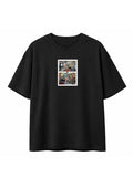 CAMISETA OVERSIZED PINTURA "ÊXODOS" - ESTAMPA PEQUENA FRENTE